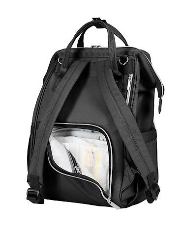 tn plave: KikkaBoo Torba za mame Siena premium black/silver (Šifra proizvoda — 5