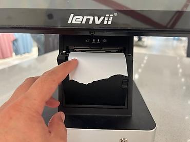 Торговое оборудование: POS-терминал LENVII с сенсорным экраном и встроенным термопринтером — 2