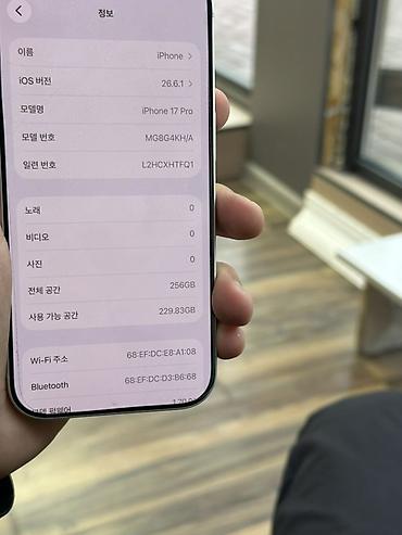 IPhone 17 Pro, Б/у, 256 ГБ, Серебристый, Чехол, Защитное стекло, Кабель, В рассрочку, 91 %