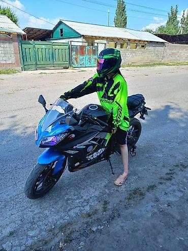 воденой: Спортбайк Kawasaki, 400 куб. см, Бензин, Взрослый, Новый — 5