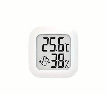 Бахилы: Rəqəmsal temperatur və rütubət ölçən (higrometr/termometr) - Ekran