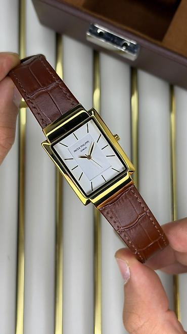 baki saat: Patek Philippe stilində düzbucaqlı korpuslu qol saatı - Korpus — 5