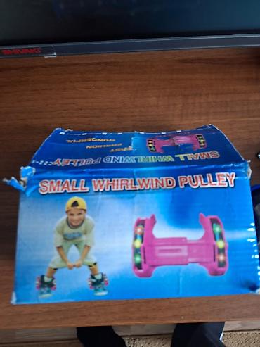 Roliklər: Məhsul: Small Whirlwind Pulley – ayaqqabıya taxılan mini təkərli — 2