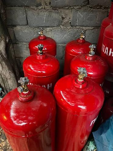 Газовые баллоны: Газ балоны 50л с новыми вентилями бу для дома и кафе ресторанов — 2