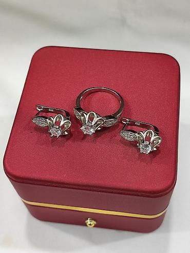 Серебряные наборы украшений: Набор украшений, Проба 925, Женские, Новый — 5