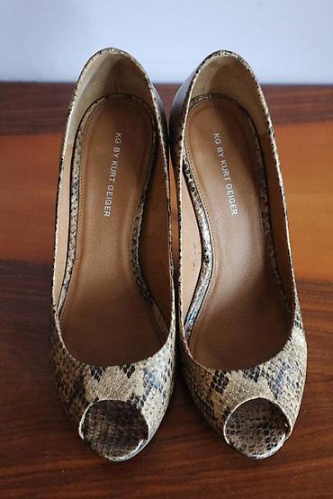 Туфли: Кожаные туфли Kurt Geiger 39размер с открытым носиком указанный — 24