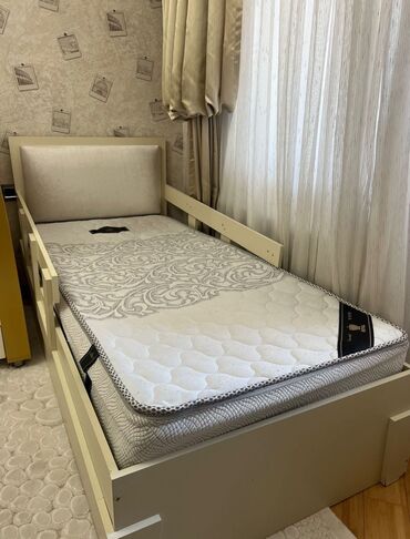 Yataq otağı dəstləri: 206 sm uzun 95 sm en Matras ortopedikdir (matrasla birlikde satilir )