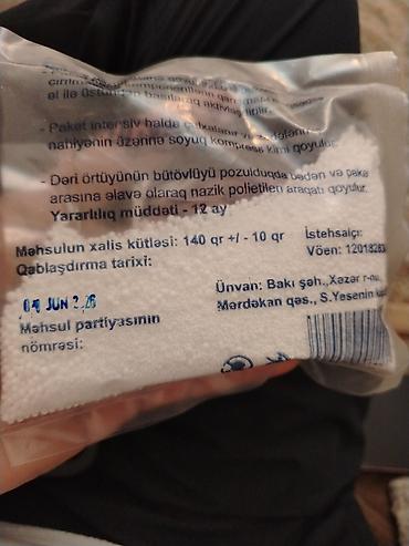 Digər tibbi məhsullar: Texniki baxışdan keçmək üçün, maşın üçün buz satılır,qiyməti 5mnt. 1il — 3