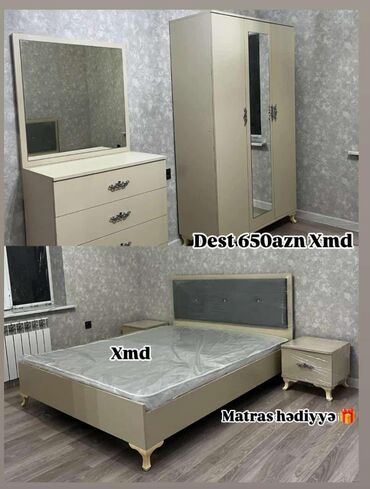 мебель в детскую комнату: İkinəfərlik çarpayı, Dolab, Termo, 2 tumba, Yeni