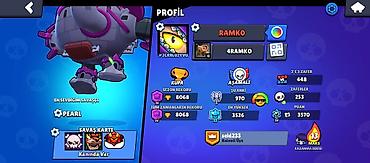 Sikkələr: Brawl Stars hesabı – RAMKO profili - Kupa: mövsüm rekordu 8068, ümumi — 1