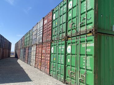 Kanteynerlər 12 m uzunu 2.9 m eni. Tam normal vəziyyətdə