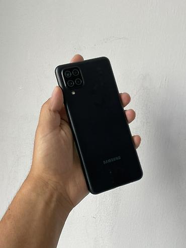 Уюлдук телефондор жана аксессуарлар: Samsung Galaxy A12, Колдонулган, 32 ГБ, түсү - Кара, 2 SIM — 2