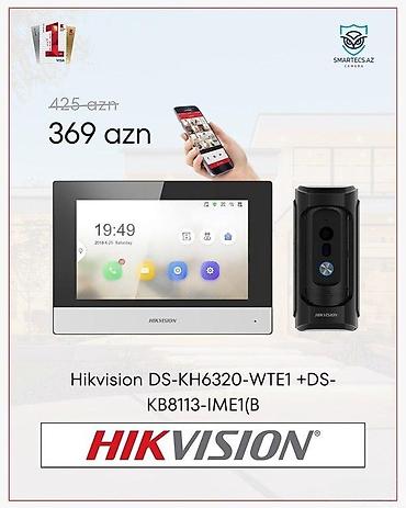 "Hikvision DS-KH6320-WTE1 + DS-KV8113-IMEI1(B)" domofon dəsti Domofon at lalafo.az "Hikvision DS-KH6320-WTE1 + DS-KV8113-IMEI1(B)" domofon dəsti Domofon