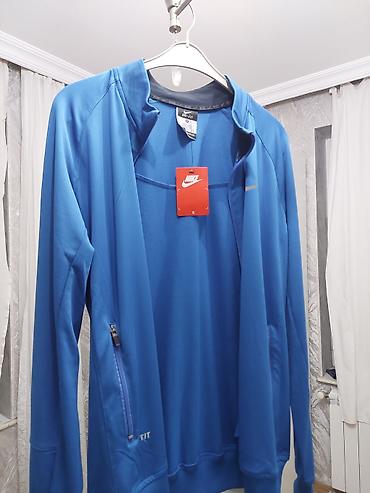 Kişi geyimləri: Svitşot, Nike, S, rəng - Mavi — 1