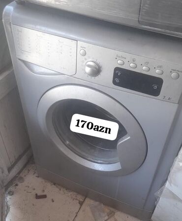 indezit: Paltaryuyan maşın Indesit, 7 kq, Avtomat, Qurutmasız, Kredit yoxdur