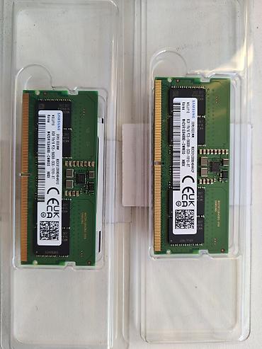 2x8: 2x8gb ddr5 4800 samsung so dimm была снята с ноутбука Lenovo legion — 1