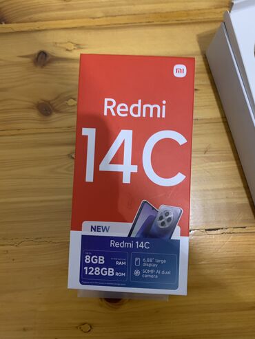 a54 samsung цена бишкек: Redmi, Redmi 14C, Жаңы, 128 ГБ, түсү - Кара, 2 SIM