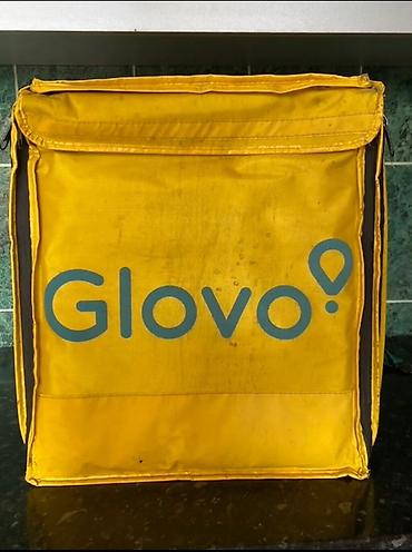 сумка глово: Терморюкзак курьера Glovo (жёлтый, брендированный) - Форм-фактор — 1