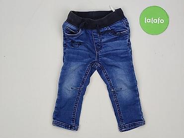 bordowe bluzy: Spodnie jeansowe, Tom Tailor, 9-12 miesięcy, stan - Bardzo dobry — 2