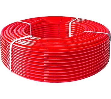 бочки нержавейка пищевая: Qızılı-qırmızı rəngdə PEX/PE-RT tipli boru rulonu - Təyinat: isti