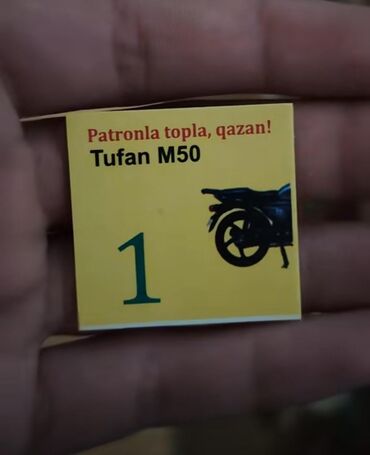 Motonəqliyyatın icarəsi: Tufan - M50, 50 sm3, 3 km
