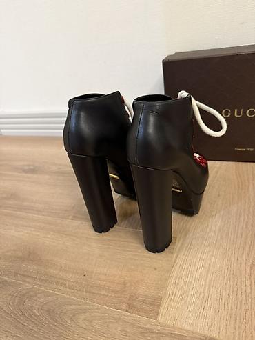 bot kar: Gucci, Ölçü: 36, rəng - Qara, İşlənmiş — 4