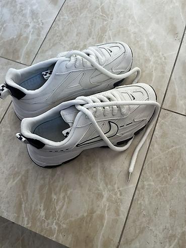 nike skepta: Белые кроссовки с массивной подошвой - Цвет: белый с черными — 2