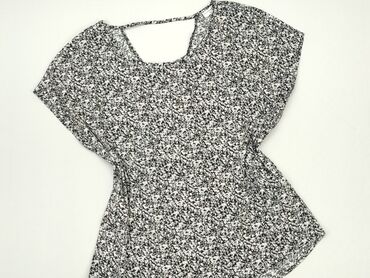 czarne bluzki krótki rekaw: Блуза жіноча, M, стан - Дуже гарний