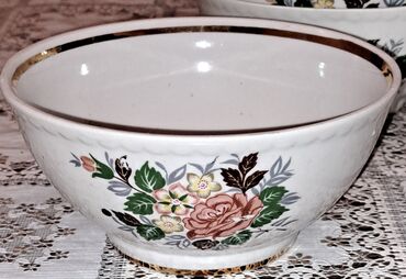 Столовая посуда: Миски, цвет - Белый, Керамика, Россия