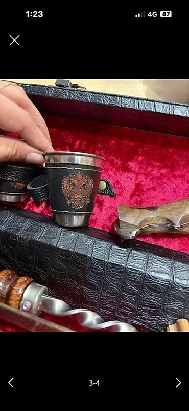 haktan pack: Подарочный набор для пикника/мангала в чемодане Состав набора: - Нож — 3
