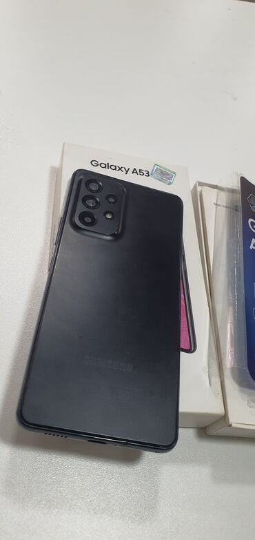 Samsung Galaxy A53, 256 GB, rəng - Qara, Barmaq izi, Face ID