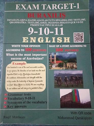 Книги и журналы: Məhsul: EXAM TARGET-1 – English (9-10-11) Təsvir: - 9–11-ci siniflər — 1
