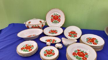 Nahar dəstləri və servizlər: Nahar dəsti, rəng - Ağ, Farfor — 11