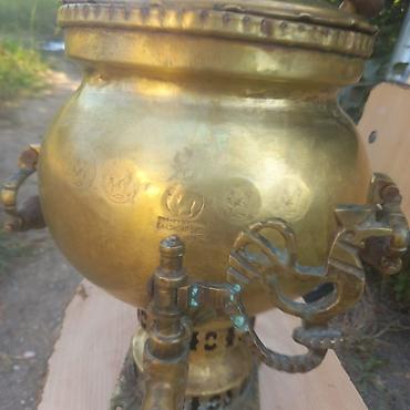 gullər şəkillər: Məhsul: Pirinçdən qədim kömürlü samovar Təsvir: - Material: tam — 4