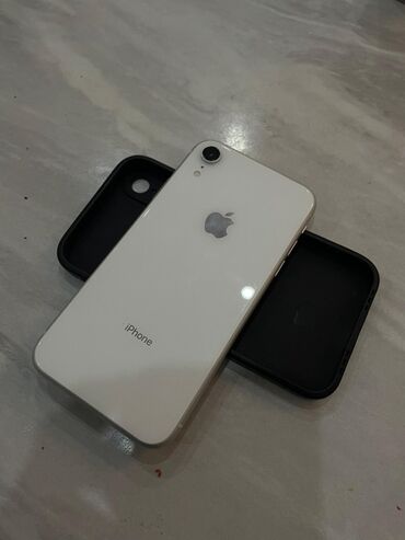 телефон редми 9c: IPhone Xr, Б/у, 64 ГБ, Белый, Чехол, 77 %