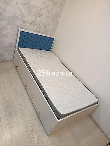 Çarpayılar: Tək nəfərlik çarpayı modelləri - Müxtəlif dizaynlar: ağ korpuslu — 2