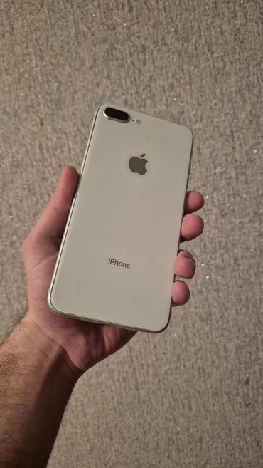 tayt plus gel: IPhone 8 Plus, 64 GB, Ağ, Barmaq izi, Simsiz şarj