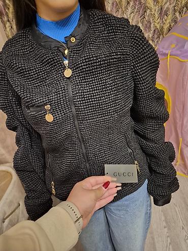 jaket: Jaket heç geyilmeyib Gucci firmasınındır etiketi üzerinde — 4
