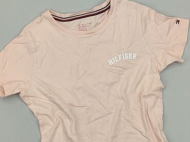 biała koszulka z nadrukiem: T-shirt, Tommy Hilfiger, 12 years, 146-152 cm, condition - Fair