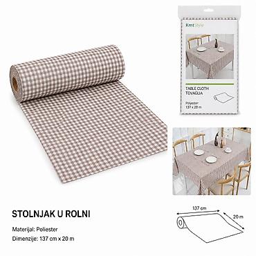 KMT Prediva platneni stolnjak 3280725 - Opis: Stolnjak u rolnI