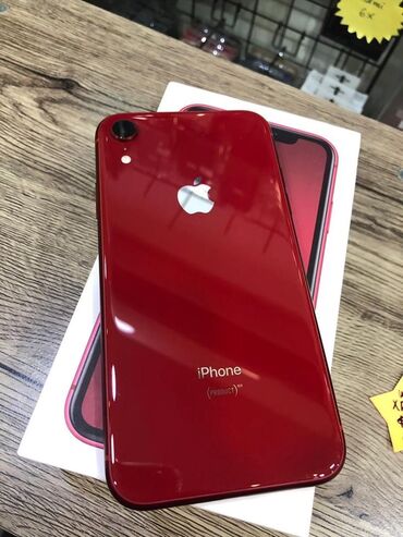 чехол на xr: IPhone Xr, Колдонулган, 128 ГБ, Кызыл, Коргоочу айнек, Каптама, 78 %