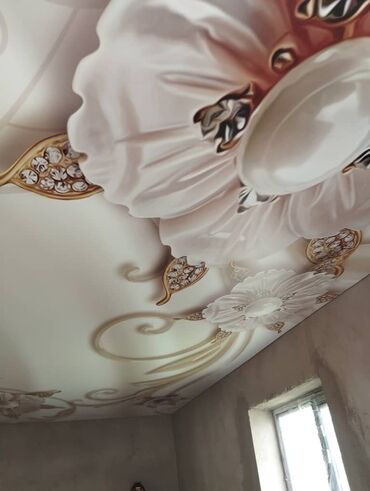 Натяжной потолок: Натяжной потолок Глянцевое, Матовое, 3D потолки Гарантия, Бесплатная консультация, Бесплатный замер — 26