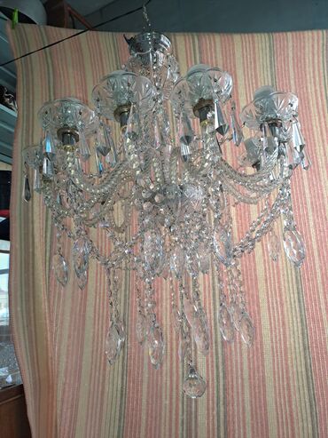 Məişət kimyəvi maddələri: Çılçıraq, 10 və daha çox lampa, Xrustal