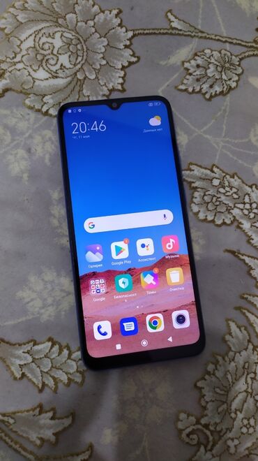 телефон redmi 10c: Redmi, Redmi 10C, Колдонулган, 64 ГБ, түсү - Көк, 2 SIM