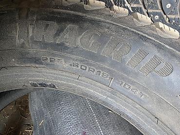 Шины: Шины 235 / 60 / R 18, Зимняя шипованная, Б/у, Комплект, Легковые, GoodYear — 3