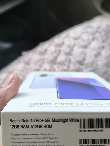 Redmi, Redmi Note 13 Pro Plus, Новый, 512 ГБ, цвет - Белый, 2 SIM at lalafo.kg Redmi, Redmi Note 13 Pro Plus, Новый, 512 ГБ, цвет - Белый, 2 SIM