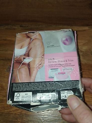 Električni depilatori: Braun Silk-épil 3 – epilator (model SE 3, Type 5320) - U paketu — 6
