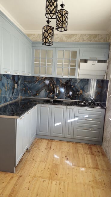 Sifarişlə mətbəx mebeli: Sifarişlə mətbəx dəsti, MDF, Kredit yoxdur, Pulsuz çatdırılma — 6