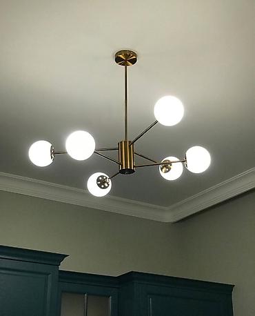 İşıqlandırma: Çılçıraq, 10 və daha çox lampa — 1
