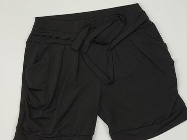 czarne krotkie legginsy: Krótkie Spodenki Damskie, M (EU 38), stan - Dobry